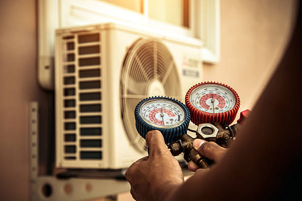 Professional Hvac Installation technician working in Moncure, NC